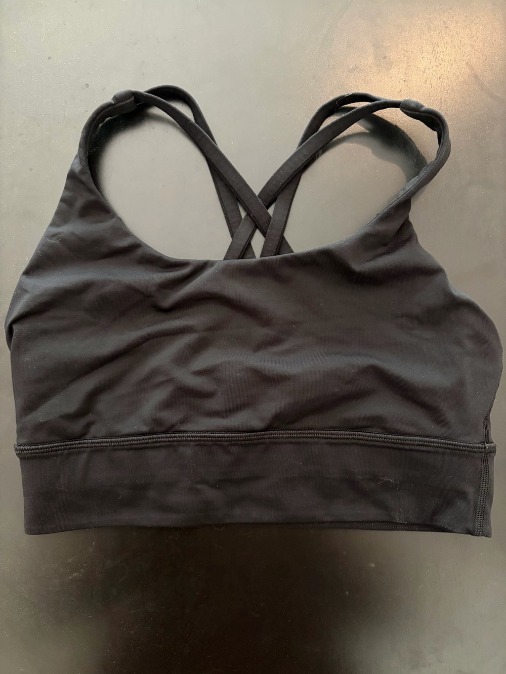 Lululemon Energy Bra Medium Support, B-D Cups in Black - Size 2 (S)